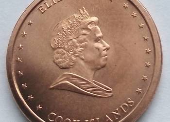 WYSPY COOKA 2 CENT-2010 r ELŻBIETA ||-STATEK ŁADNA
