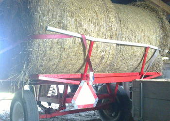 Przyczepa,laweta,na bele na slomę i nie tylko