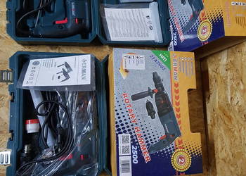 MŁOTOWIERTARKA 2602 ERMAN 4 FUNKCJE 2500 SDS+ MŁOT