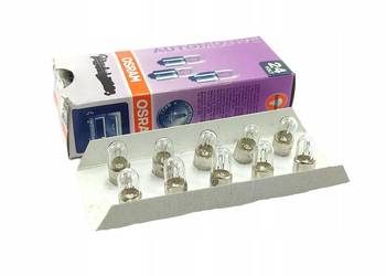 ŻARÓWKA KOMPLET 10 SZT. OSRAM 24V - 4W - BA9S - T4W - 3930 ŻARÓWKA KOMPLET 10 SZT. OSRAM 24V - 4W - BA9S - T4W - 3930