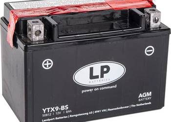 Akumulator motocyklowy Landport YTX9-BS 12V 8Ah 110A