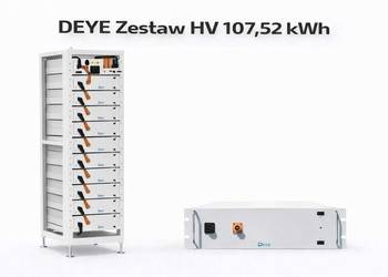 DEYE Zestaw HV BOS-A 107,52 kWh + BMS + Szafa 14