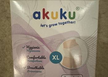 Akuku siatkowe majtki poporodowe, wielorazowe, rozmiar XL, 2sztuki