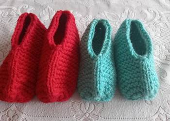 2 pary kapci z wełną 38-42