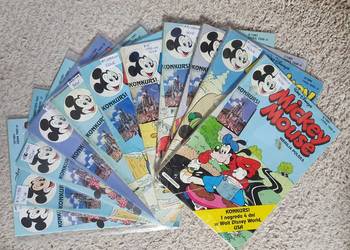 Mickey Mouse - zestaw 11 komiksów - lata 90te!