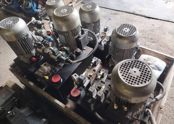 Agregat Hydrauliczny, pompa hydrauliczna z zbiornikiem, Silnik 1,5 kW lub 2