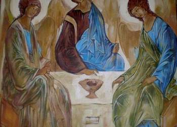 Interpretacja obrazu Rublowa "Eucharystia - ustanowienie"
