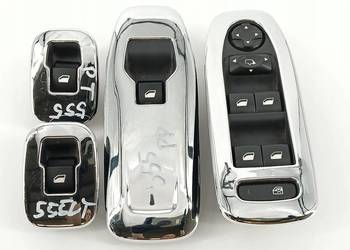 PRZEŁĄCZNIK SZYB PRZÓD LEWY PRAWY TYŁ KOMPLET CHROM Peugeot 2008 I 96751115