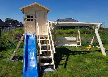 Plac zabaw domki dla dzieci huśtawki montaż w cenie