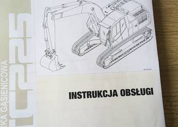dtr instrukcja obsługi koparka terex tc225lc i inne