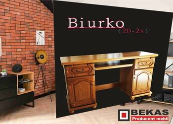 Nowe Małe Biurko 120 Dąb rustikal Bekas Meble Stylowe Klasyk