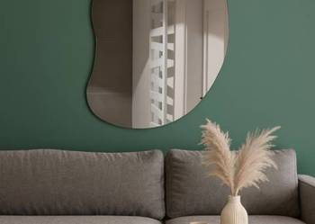 Dekoracyjne lustro o organicznym kształcie - TOPAZ