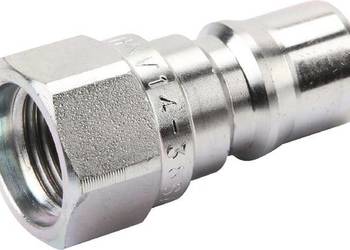 Szybkozłącze wtyczka 1/4" gwint wew. 9/16" UNF z zaworem grzybkowym HNV HN…