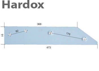 Płoza krótka HARDOX do pługa UNIA grudziądz TUR IBIS VIS