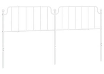 Metalowe wezgłowie białe 193 cm WM-373973