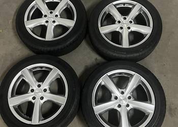 Alufelgi DEZENT R18 5x112 VW Audi, z oponami Continental 215/55 R18