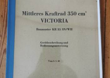 Victoria model KR 35 SN/WH - Opis i instrukcja obsługi