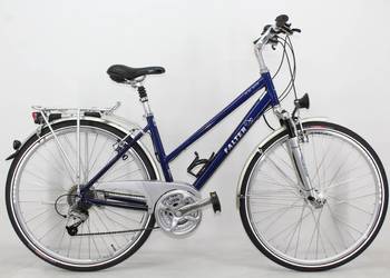 ALUMINIOWY rower damski FALTER 24 biegi DEORE Koła 28 cali PRĄDNICA