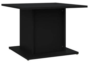 Stolik kawowy czarny 555x555x40 cm materiał drewnopochodny WM-810317