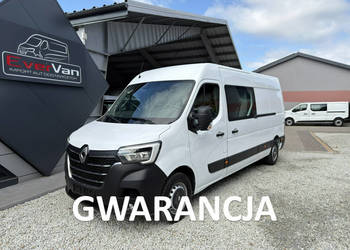 Renault Master max L3H2 7 osobowy brygadówka lift doka 40tys.km!! pełna op…