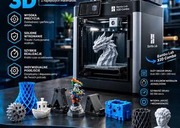 Druk 3D na zamówienie – figurki, części, prototypy drukarka 3d MICHMET