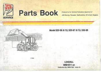 JCB  525-58, 525-58FS, 525-67, 525-67FS & 530-95 katalog części zamiennych
