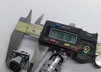 Złącze 7 pin wtyczka + gniazdo komplet przemysłowe wtyk