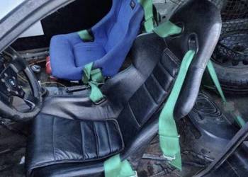 BMW e36 zestaw drift kjs kubełki bimarco jamex pasy takata