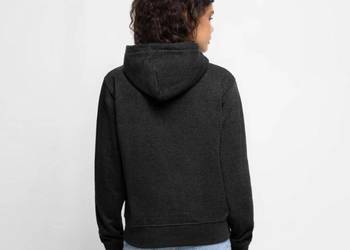 Ekologiczna damska bluza z kapturem Premium KRAKÓW Since 1257 Zielony kolor