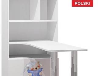 ŚPIOCH 7 - N36 regał z biurkiem dziecięcy 80x40 w.190