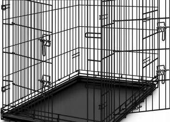 klatka dla psa 107x71x77cm metalowa TRANSPORTOWA