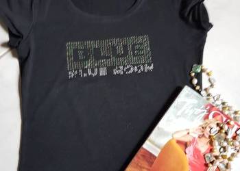 koszulka, dżety, kryształki, top, bluzka, okazja, must have,