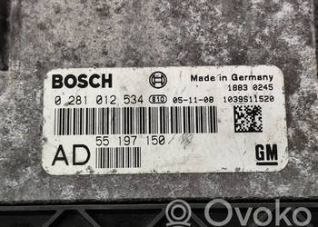 Opel Astra H III Vectra C 1.9CDTI STEROWNIK KOMPUTER SILNIKA ECU 55197150