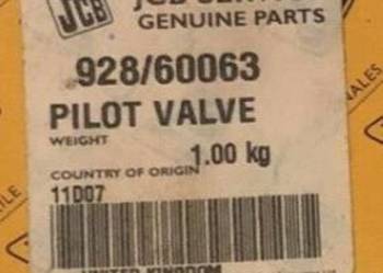 JCB 928/60063 Zawór hydrauliczny sekwencyjny do JCB JZ70
