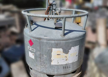 Zbiornik / Kontener na Paliwo Diesel 984L WEW Atestowany Stalowy ADR