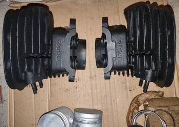 Oryginalne cylindry k750 po szlifie z nowymi tłokami 79.4