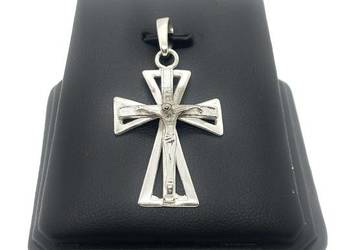 Nowa srebrna zawieszka pr 925 3,16g | Krzyż, Krzyżyk