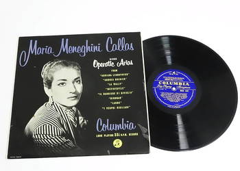 Maria Meneghini Callas - Sings Operatic Arias Vinyl LP Columbia ‎– 33CX 123