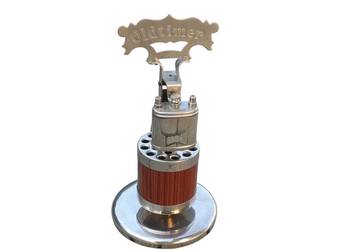 Stara niemiecka zapalniczka stołowa z karuzelą  lata 50 unikat