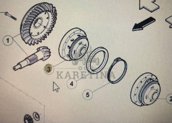 77 0001 197 6/Claas Celtis-obudowa mechanizmu róźnicowego/Celtis 456 Ceres…