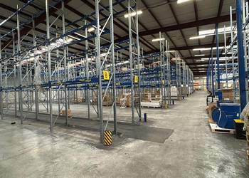 Regały paletowe magazynowe towarowe