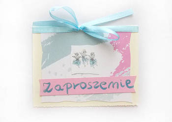 pastelowe zaproszenie, puste zaproszenia, proste zaproszenia