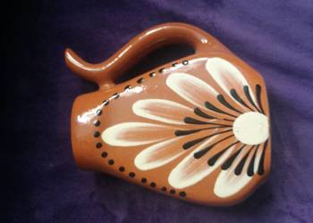 Pijałka fajans stara, ceramika