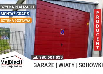 Duży Ocynkowany Garaż Blaszany|Hala |Magazyn |Hala |GARAŻE – Maj-Blach