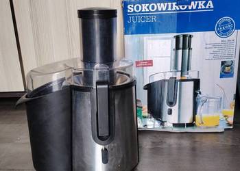 Wydajna Sokowirówka Stal Nierdzewna 850W – Duża Moc i Pojemność + Pudełko!