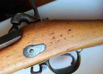 Karabin czarnoprochowy rozdzielonego ładowania Szwecja m1855
