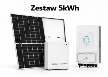 Zestaw budżetowy 5kWh LV (panele, inwerter 1 faza, magazyn 5.12 kWh)