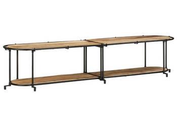 Szafka pod TV 200x42x40 cm lite surowe drewno mango WM-4013494
