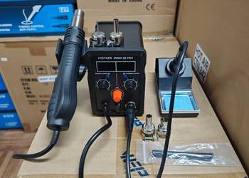OUTLET 200426 Stacja lutownicza 2w1 HOTAIR 8586D III PRO