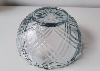 Stara, duża szklana misa